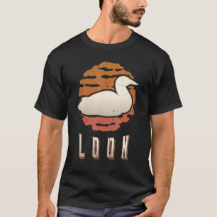 Loon Vintage Retro Classic Animal Sunset T-Shirt