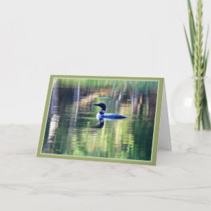 Loon--Walden Pond Holiday Card