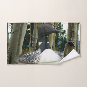Loon Wilderness Hand Towel