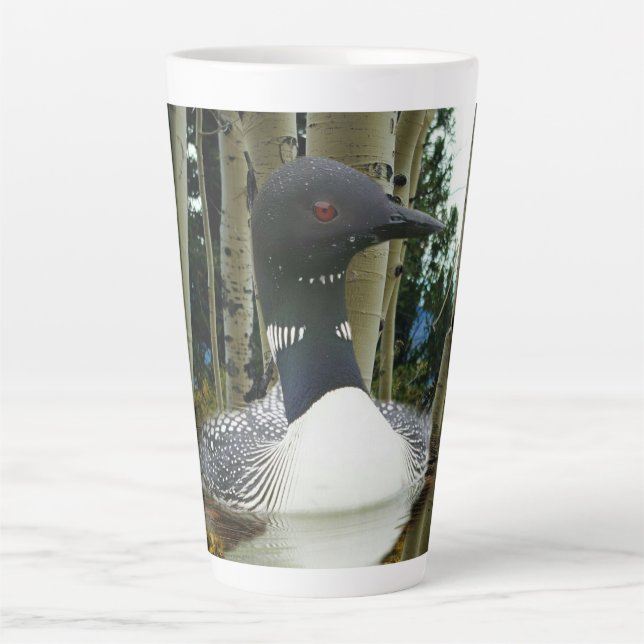 Loon Wilderness Latte Mug (Front)