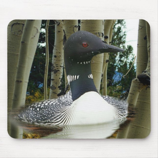 Loon Wilderness Mouse Pad (Front)