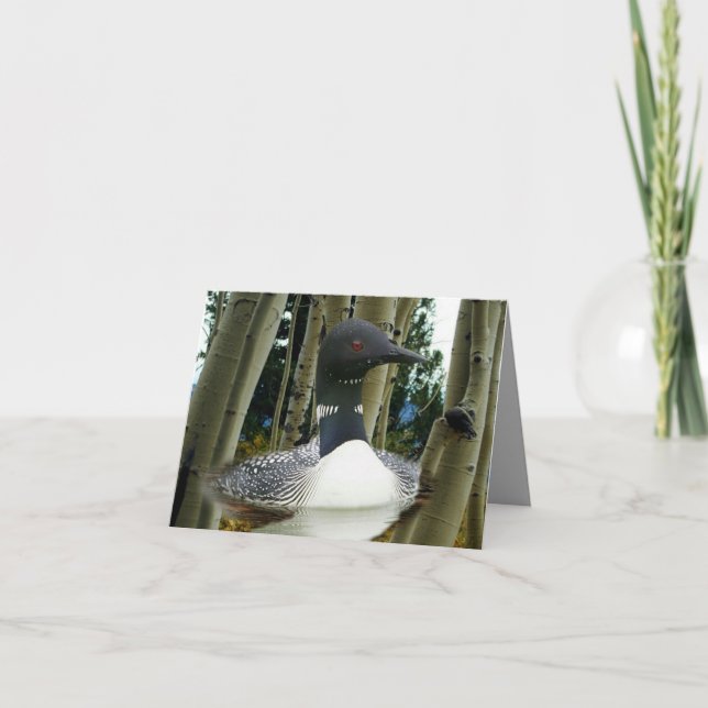 Loon Wilderness Note Card (Front)