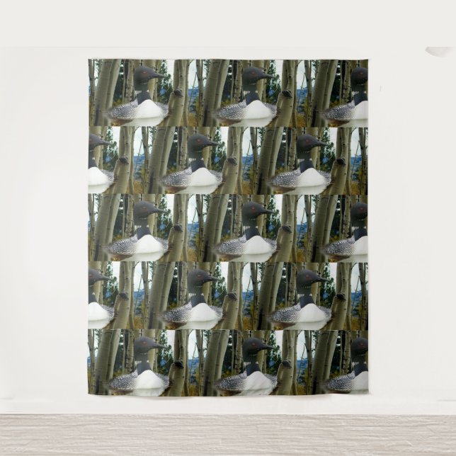 Loon Wilderness Tapestry (Front)