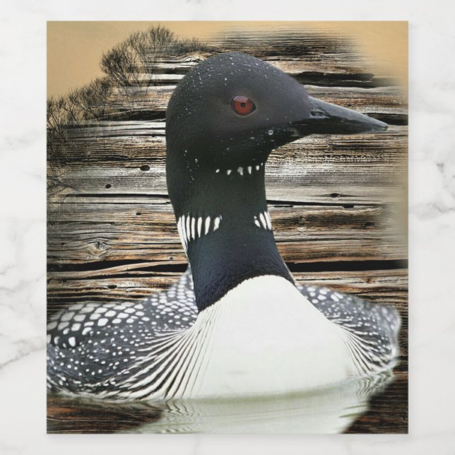 Loon Wine Label (Single Label)