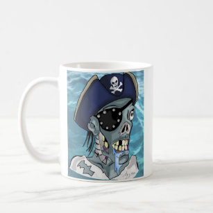Looney Pirate Zombie Mug