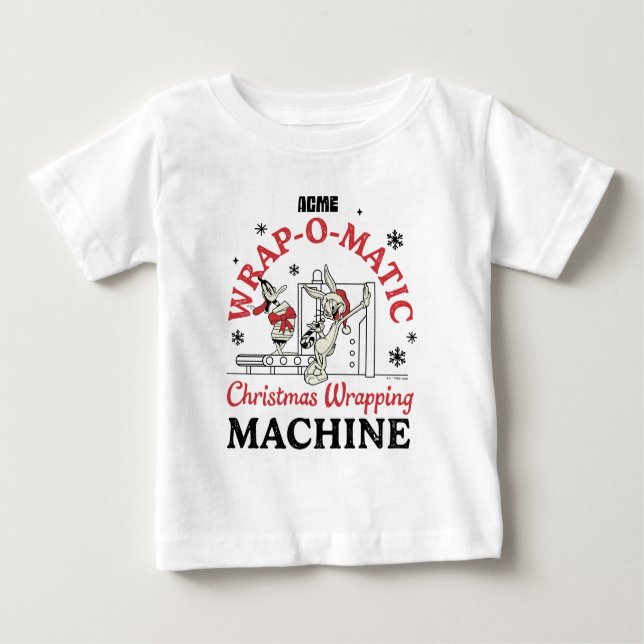 LOONEY TUNES™ | ACME Wrap-O-Matic Wrapping Machine Baby T-Shirt (Front)