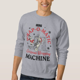LOONEY TUNES™   ACME Wrap-O-Matic Wrapping Machine Sweatshirt