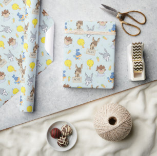 LOONEY TUNES™ Baby Shower Pattern Wrapping Paper