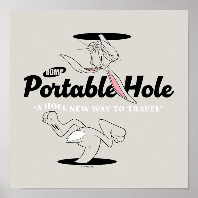 LOONEY TUNES™ | BUGS BUNNY™ ACME Portable Hole Poster (Front)
