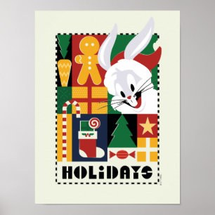 LOONEY TUNES™ BUGS BUNNY™ Holidays Badge Poster