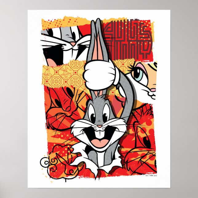 LOONEY TUNES™ | BUGS BUNNY™ Pop-up Graphic Poster (Front)