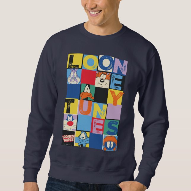 LOONEY TUNES™ Character Checker Blocks Sweatshirt (Front)
