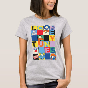 LOONEY TUNES™ Character Checker Blocks T-Shirt