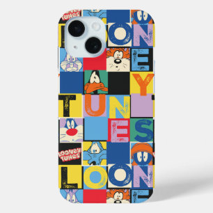 LOONEY TUNES™ Character Chequered Blocks iPhone 15 Case