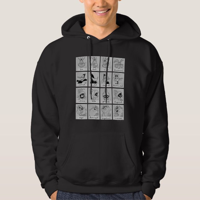 LOONEY TUNES™ Character Emotion Chart Hoodie (Front)