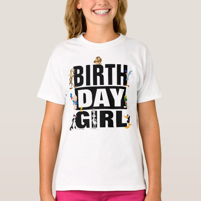 LOONEY TUNES™ Character Group | Birthday Girl T-Shirt (Front)