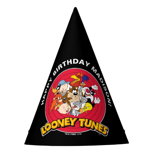 LOONEY TUNES™ Character Group | Birthday Party Hat (Front)