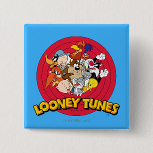 LOONEY TUNES™ Character Logo 15 Cm Square Badge