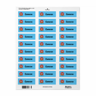 LOONEY TUNES™ Character Logo Kids' Return Address Label