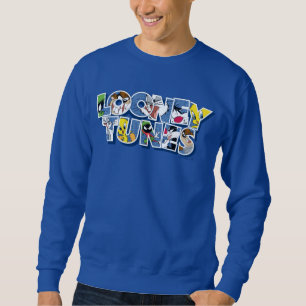 LOONEY TUNES™ Characters in Lettering Sweatshirt
