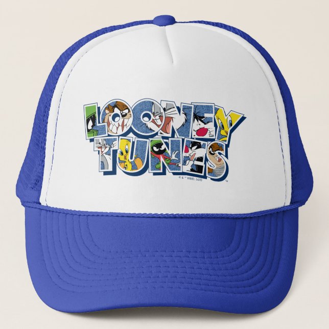 LOONEY TUNES™ Characters in Lettering Trucker Hat (Front)