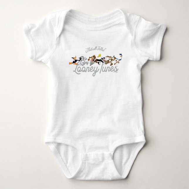 LOONEY TUNES™ Characters Running Baby Bodysuit (Front)