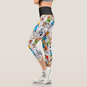 LOONEY TUNES™ Color Pop Pattern Capri Leggings