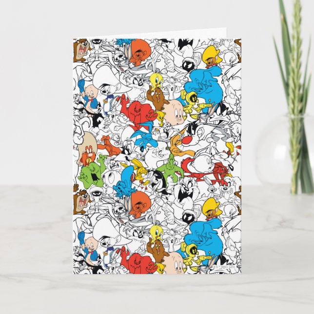 LOONEY TUNES™ Colour Pop Pattern Card (Front)