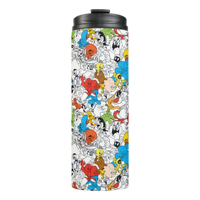 LOONEY TUNES™ Colour Pop Pattern Thermal Tumbler (Front)