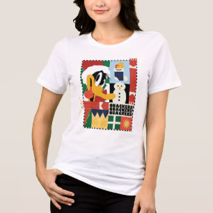 LOONEY TUNES™ DAFFY DUCK™ Holiday Quackers Tri-Blend Shirt