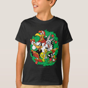 LOONEY TUNES™ Group Christmas Wreath T-Shirt