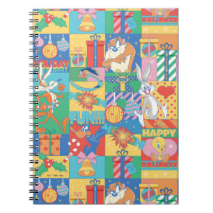 LOONEY TUNES™   Happy Holidays Christmas Pattern Notebook