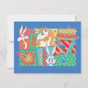 LOONEY TUNES™   Happy Holidays Pattern Card