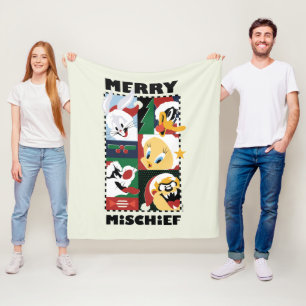 LOONEY TUNES™ Holiday Merry Mischief Fleece Blanket