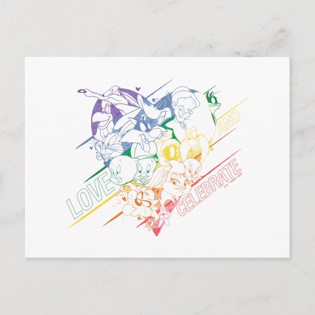LOONEY TUNES™ - Love and Celebrate Postcard (Front)