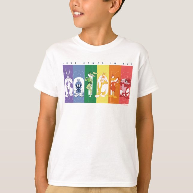 LOONEY TUNES™ - Love Comes In All Colours T-Shirt (Front)