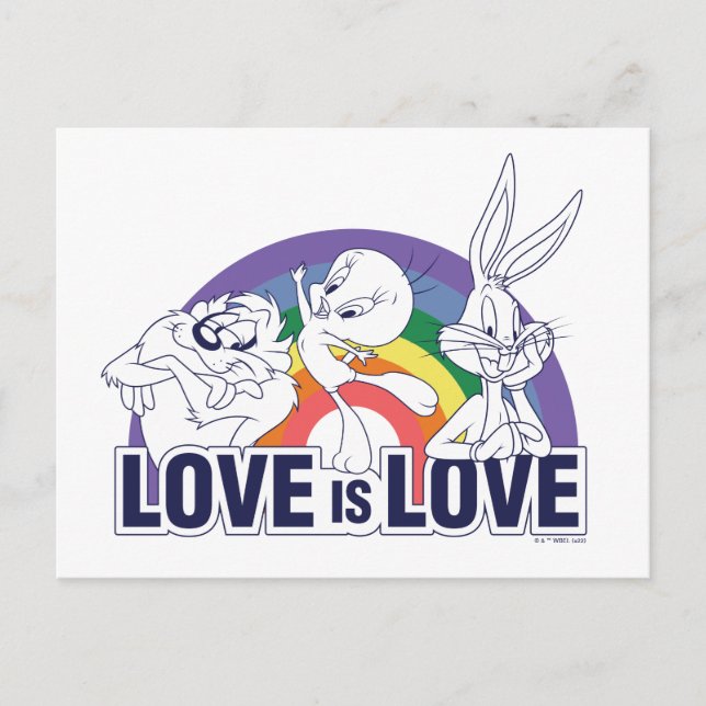 LOONEY TUNES™ - Love Is Love Postcard (Front)