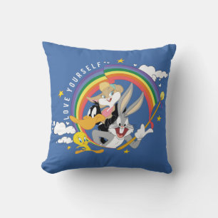 LOONEY TUNES™ - Love Yourself Pride Badge Cushion