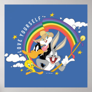LOONEY TUNES™ - Love Yourself Pride Badge Poster
