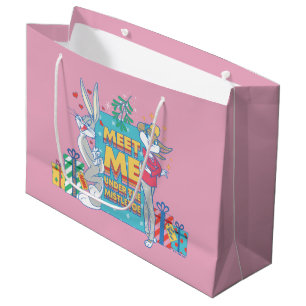 LOONEY TUNES™   Meet Me Under the Mistletoe Large Gift Bag