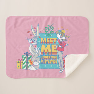 LOONEY TUNES™   Meet Me Under the Mistletoe Sherpa Blanket