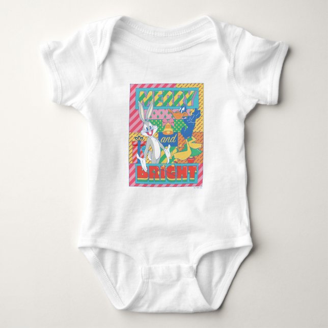 LOONEY TUNES™ | Merry and Bright Christmas Baby Bodysuit (Front)