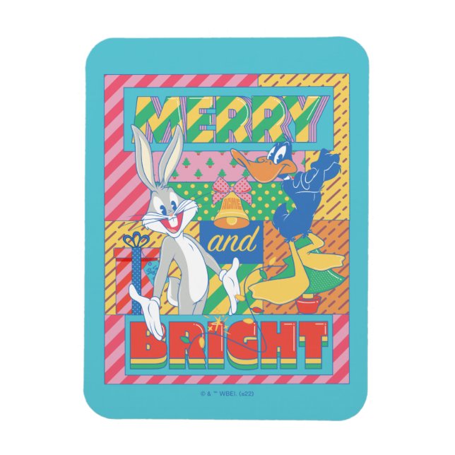 LOONEY TUNES™ | Merry and Bright Christmas Magnet (Vertical)