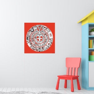 LOONEY TUNES™ Rings Doodle Art Poster