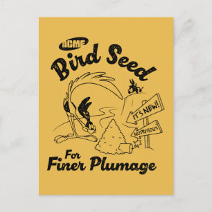 LOONEY TUNES™   ROAD RUNNER™ Bird Seed Postcard