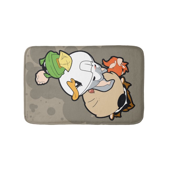 LOONEY TUNES™ Stylised Big Heads Bath Mat (Front)