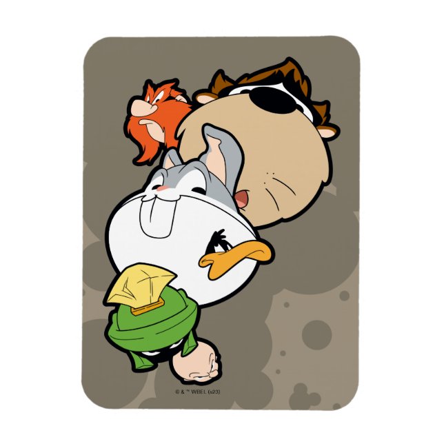 LOONEY TUNES™ Stylised Big Heads Magnet (Vertical)