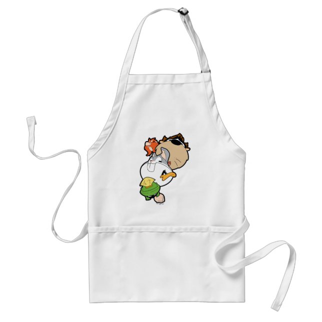 LOONEY TUNES™ Stylised Big Heads Standard Apron (Front)