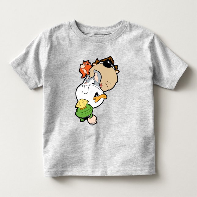 LOONEY TUNES™ Stylised Big Heads Toddler T-Shirt (Front)