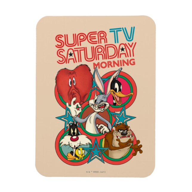 LOONEY TUNES™ | Super TV Saturday Morning Magnet (Vertical)